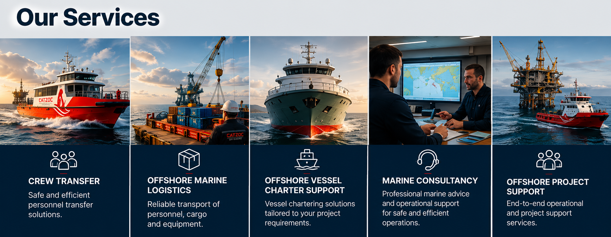 Catzoc Offshore - Our Services